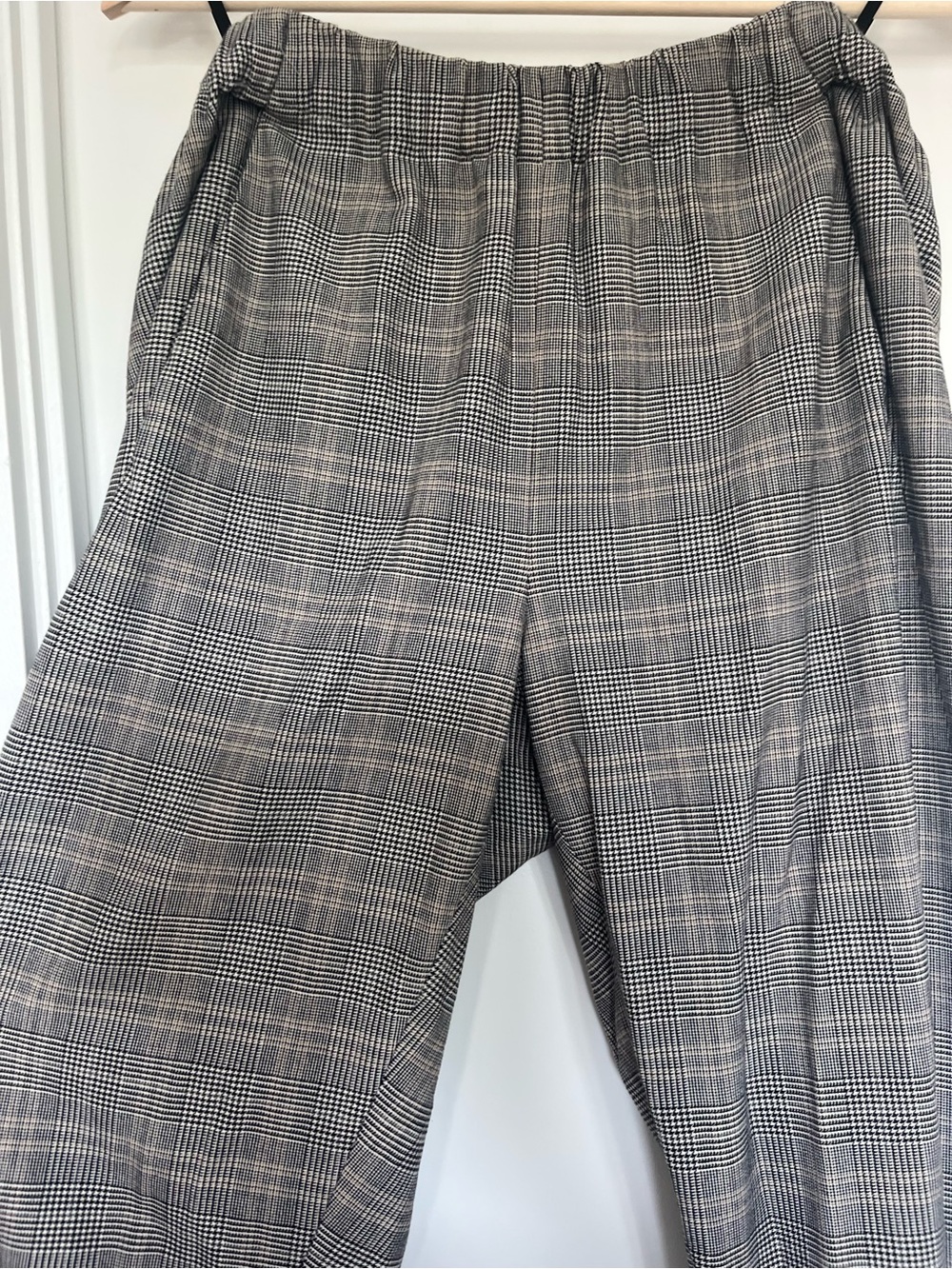 Gray Plaid Dress Pants - Picture 1 of 6
